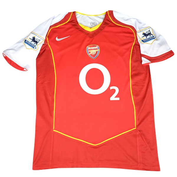 Camiseta Arsenal Primera equipo Retro 2004-05 Rojo